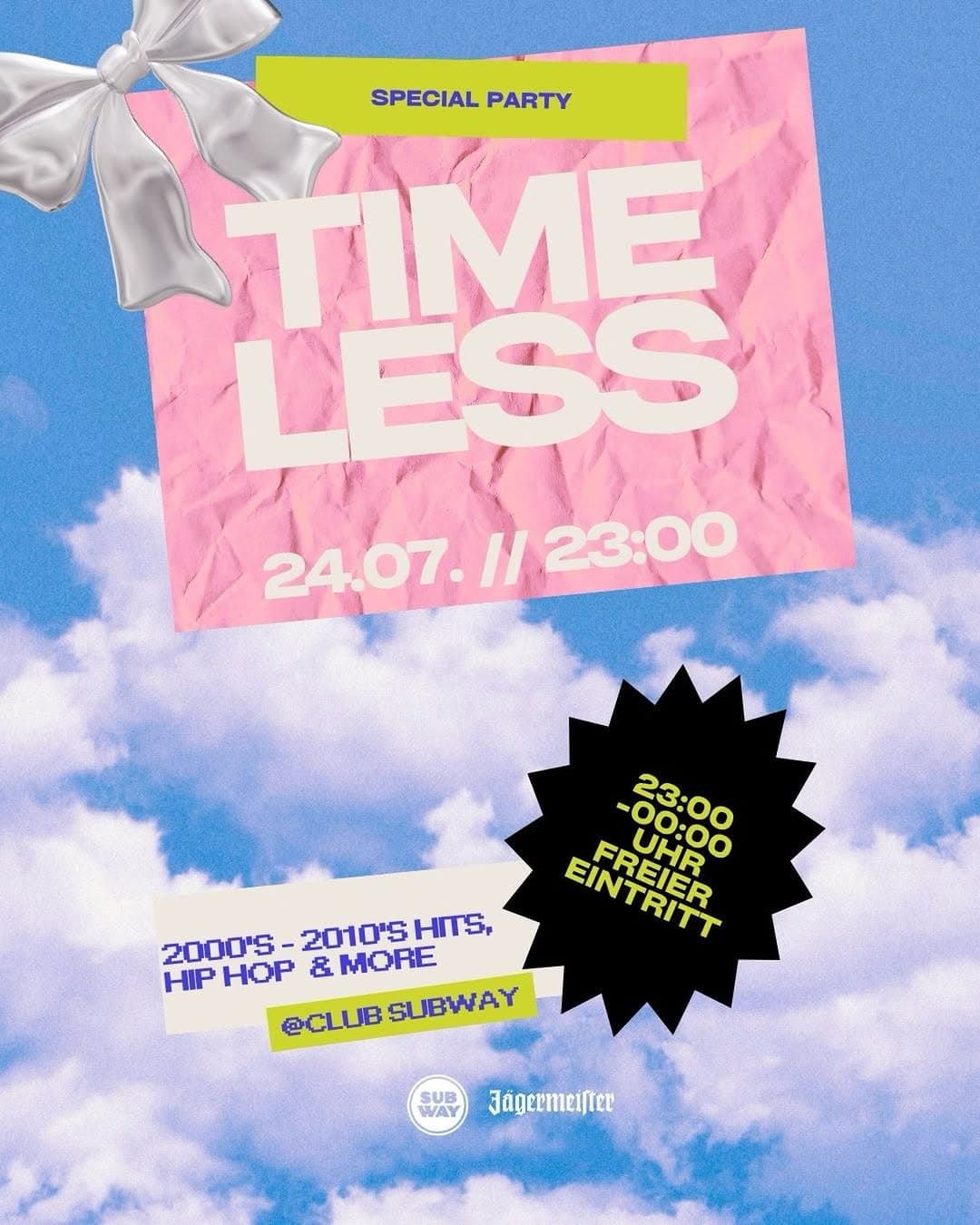 TIME LESS – DIE 2000er & 2010er PARTY