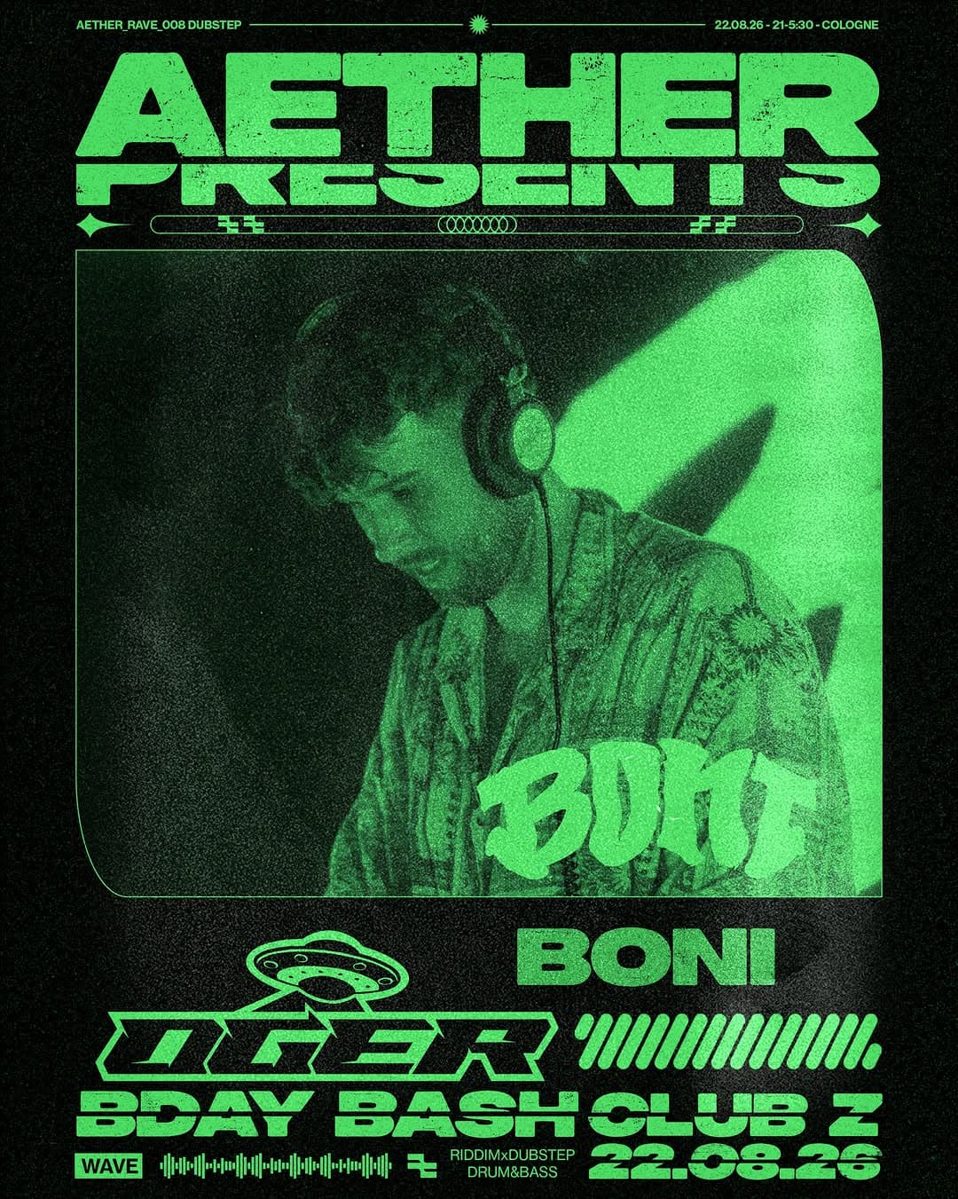 AETHER_RAVE_008 + OGER BDAY BASH